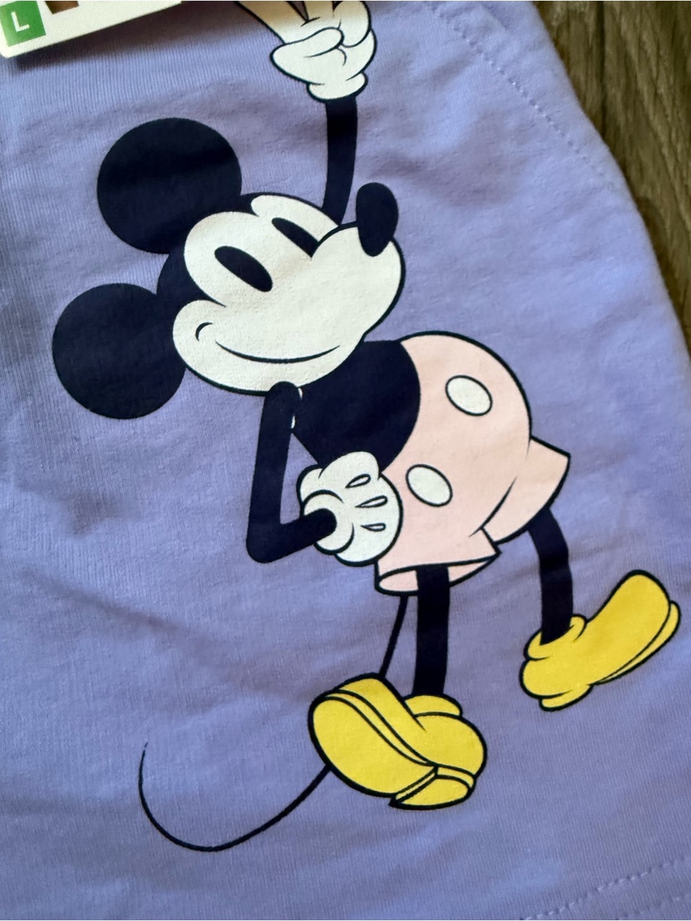 Freeze Lavender Mickey Mouse Athletic Lounge Shorts - Picture 3 of 7
